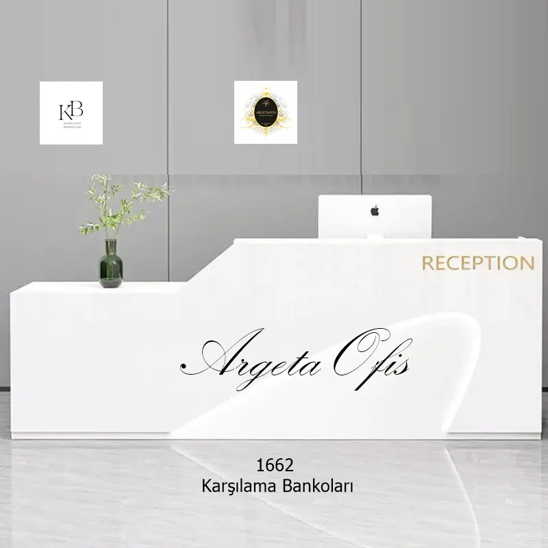 1661 Karşılama Bankoları - Antrasit ve Beyaz renklerindedir. 1661 Karşılama Bankoları