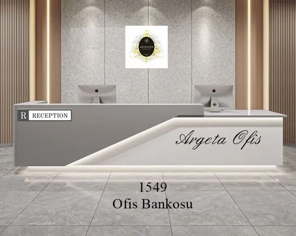 1549 Karşılama Bankoları - Ahşap Laminalı Fonksiyonel 1549 Karşılama Bankoları