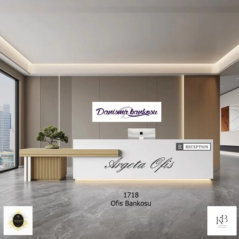 1718 Karşılama Bankoları - Prestij Odaklı Minimalist Çizgiler 1718 Karşılama Bankoları